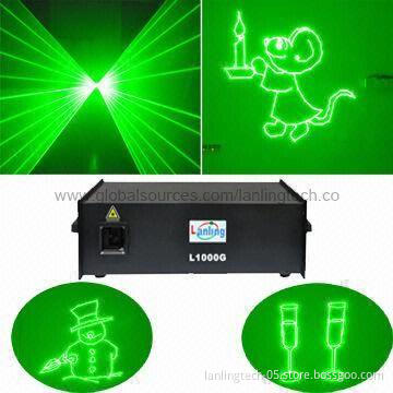 1,000mW DJ Animation Green Laser Show Light with ILDA